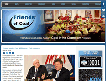 Tablet Screenshot of friendsofcoal.org